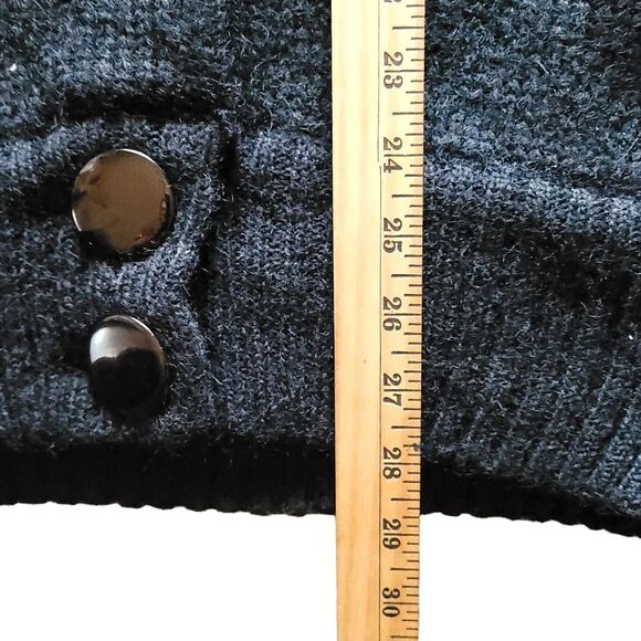 Vintage 80's Verra Pelle London Italy Mohair Sweater Unisex Medium - Picture 11 of 11